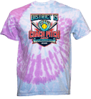 Tie-Dye Short Sleeves - District 15 Coach Pitch Tournament 2026 - Softball