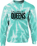 Crew Sweatshirt - Calling All Queens Invitational with Chae Campbell 2027 (Black Wordmark)