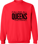 Crew Sweatshirt - Calling All Queens Invitational with Chae Campbell 2027 (Black Wordmark)