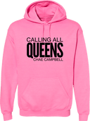 Hoodies - Calling All Queens Invitational with Chae Campbell 2027 (Black Wordmark)