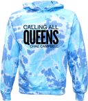 Tie-Dye Hoodies - Calling All Queens Invitational with Chae Campbell 2027 (Black Wordmark)