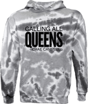 Tie-Dye Hoodies - Calling All Queens Invitational with Chae Campbell 2027 (Black Wordmark)