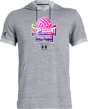 Under Armour Stadium Short Sleeve Hoodie - NPS - Coastal Clash 2026(Pink Color Splash)