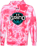 Under Armour Rival Fleece Hoodie Tie-Dye - UA Grind Session I 2026 (Blue)
