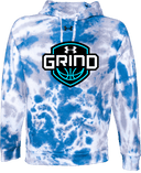 Under Armour Rival Fleece Hoodie Tie-Dye - UA Grind Session I 2026 (Blue)