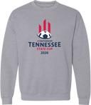 Crew Sweatshirt - USYS TN State Cup (w2/2) 2026 (Red & Navy)