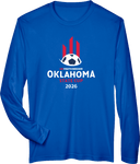 Performance Long Sleeves - USYS OK State Cup 2026 (White and Red Text)