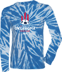Tie-Dye Long Sleeves - USYS OK State Cup 2026 (White and Red Text)