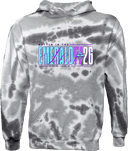 Tie-Dye Hoodies - Battle In The Emerald City 2026 (Bold Stacked Text)
