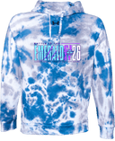 Under Armour Rival Fleece Hoodie Tie-Dye - Battle In The Emerald City 2026 (Bold Stacked Text)