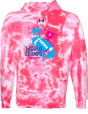 Under Armour Rival Fleece Hoodie Tie-Dye - Unrivaled Flag Youth Flag Football World Championships 2026 - HERO 3B