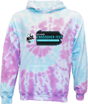 Tie-Dye Hoodies - NAL Crossover Fest PA  2026 (Crossover Fest Event Logo)