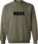 Crew Sweatshirt - WAGS Tournament 2026 (Black, Wordmark)