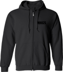 Full Zip Hoodies - WAGS Tournament 2026 (Black, Wordmark)
