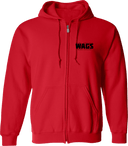 Full Zip Hoodies - WAGS Tournament 2026 (Black, Wordmark)