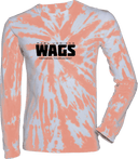 Tie-Dye Long Sleeves - WAGS Tournament 2026 (Black, Wordmark)