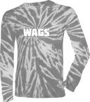 Tie-Dye Long Sleeves - WAGS Tournament 2026 (White Wordmark)
