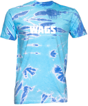Tie-Dye Short Sleeves - WAGS Tournament 2026 (White Wordmark)