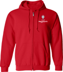 Full Zip Hoodies - USYS OK Presidents Cup 2026 (Red and White)
