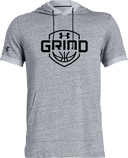 Under Armour Stadium Short Sleeve Hoodie - UA Grind Session I 2026 (Black)