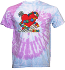Tie-Dye Short Sleeves - Play For The Future 2026 (Heart)