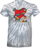Tie-Dye Short Sleeves - Play For The Future 2026 (Heart)