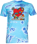 Tie-Dye Short Sleeves - Play For The Future 2026 (Heart)