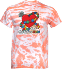 Tie-Dye Short Sleeves - Play For The Future 2026 (Heart)
