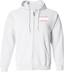 Full Zip Hoodies - Power 24 Session I 2026 (White bold text with Red borders)