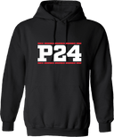 Hoodies - Power 24 Session I 2026 (White bold text with Red borders)
