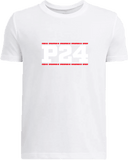 Under Armour Tech Team Short Sleeve - Power 24 Session I 2026 (White bold text with Red borders)