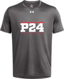 Under Armour Tech Team Short Sleeve - Power 24 Session I 2026 (White bold text with Red borders)
