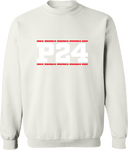 Crew Sweatshirt - Power 24 Session I 2026 (White bold text with Red borders)