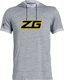Under Armour Stadium Short Sleeve Hoodie - Zero Gravity - ZG