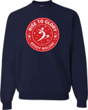 Crew Sweatshirt - Rise To Glory Invitational with Brody Malone 2027 (Red)