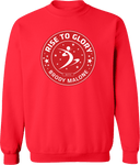 Crew Sweatshirt - Rise To Glory Invitational with Brody Malone 2027 (Red)