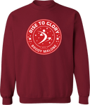 Crew Sweatshirt - Rise To Glory Invitational with Brody Malone 2027 (Red)