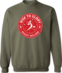 Crew Sweatshirt - Rise To Glory Invitational with Brody Malone 2027 (Red)