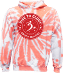 Tie-Dye Hoodies - Rise To Glory Invitational with Brody Malone 2027 (Red)