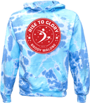Tie-Dye Hoodies - Rise To Glory Invitational with Brody Malone 2027 (Red)