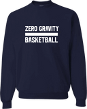Crew Sweatshirt - Zero Gravity - BASKETBALL white