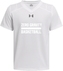 Under Armour Big Win Flag Jersey - Zero Gravity - BASKETBALL white