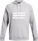 Under Armour Rival Fleece Hoodie - Zero Gravity - BASKETBALL white