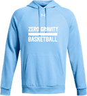 Under Armour Rival Fleece Hoodie - Zero Gravity - BASKETBALL white