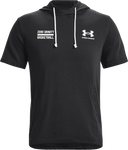 Under Armour Rival Terry Short-sleeve Hoodie - Zero Gravity - BASKETBALL white