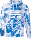 Under Armour Rival Fleece Hoodie Tie-Dye - Zero Gravity - BASKETBALL white