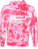Under Armour Rival Fleece Hoodie Tie-Dye - Zero Gravity - BASKETBALL white