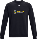 Under Armour Rival Fleece Crew - Boys Jersey Fall Invitational 2026 (White)