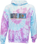 Tie-Dye Hoodies - Battle At The Bell 2026 (Bold Stacked Text)