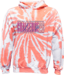 Tie-Dye Hoodies - Central PA Challenge 2026 (Bold Stacked Text)
